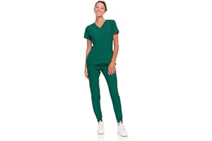 Natural Uniforms Womens Cool Stretch Jogger Scrub Set