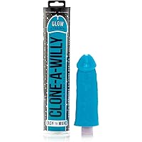 Clone-a-willy Glow in the Dark Kit - Blue