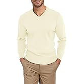 TUREFACE Men's Knit Textured Sweater with Rib Cuffs Business Casual Slim Fit Pullover Tops 2026 Warm Clothes S-2XL