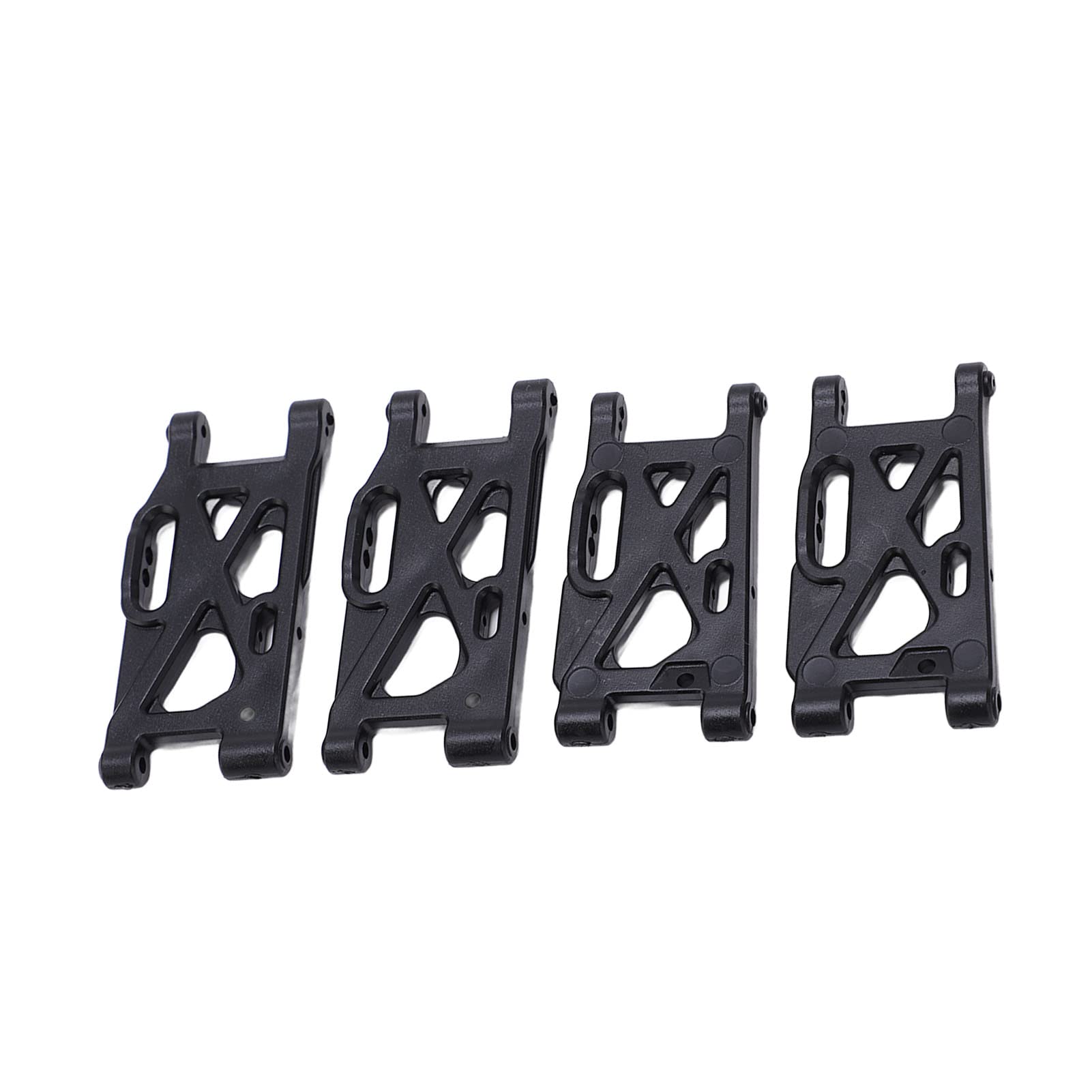 4 Pcs RC Car Swing Arm, Black Plastic RC Suspension Arm Front Rear RC Swing Arm Replacement for 144001 144002 124019 124018 124017 144010
