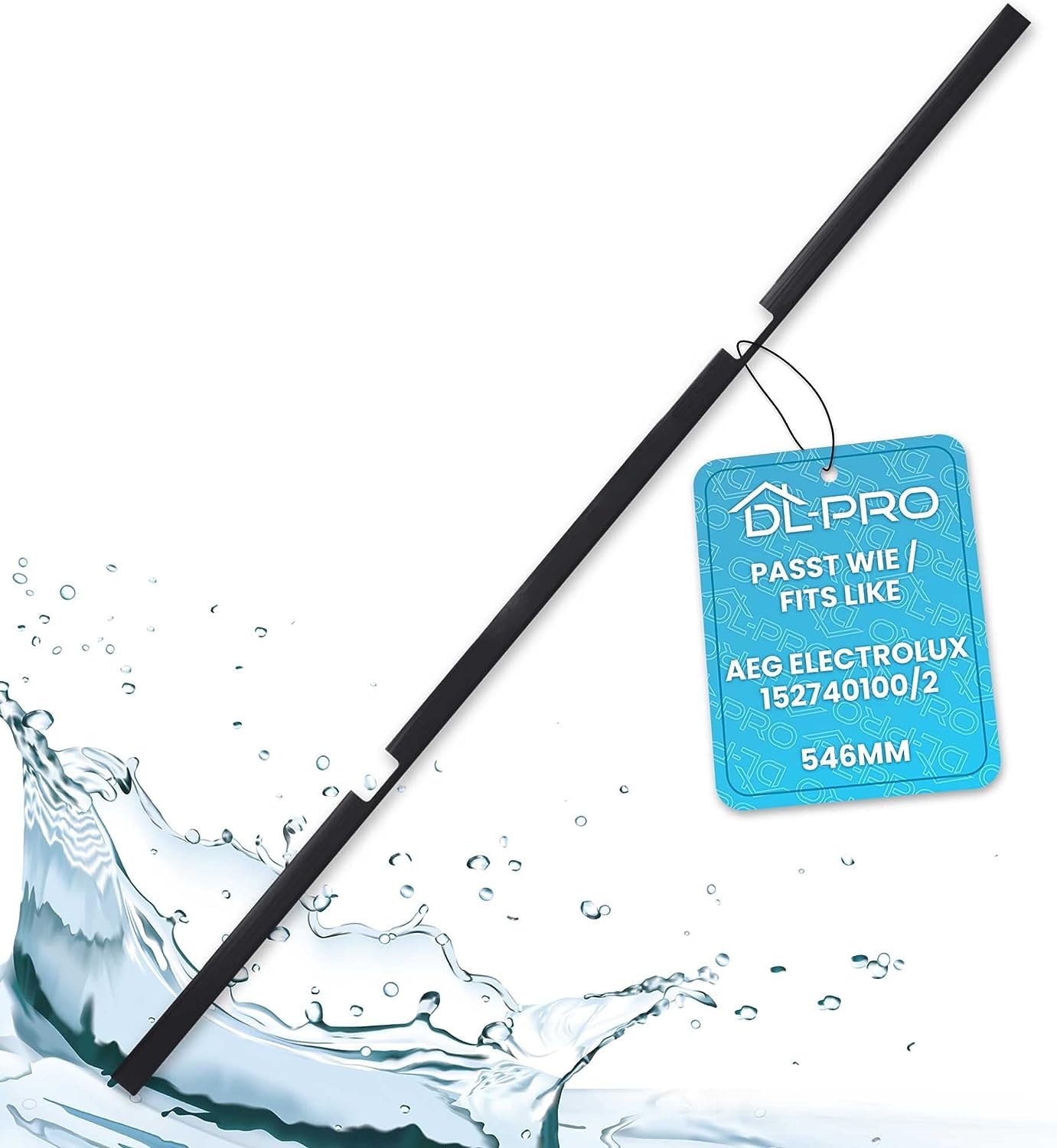 DL-pro Bottom Door Seal 546 mm for AEG Electrolux Zanussi 1527401002 152740100/2 Seal Rubber Seal Sealing Lip Apron Seal for 60s Favourit Foptima F55 F66 Dishwasher Dishwasher