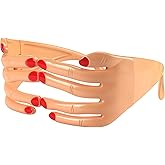 HiShutiao Funny Finger Glasses Prank Gag Gift - Crazy Sunglasses,Hands Blindfold Sunglasses for Halloween Costumes, TikTok Challenges & Costume Parties Gag Gifts for Men/Women