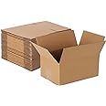 zmybcpack 25 pack 10x7x5 inch Large Corrugated Shipping Mailer Boxes, Cardboard Shipping Packaging Boxes, Brown Packing Maili