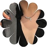 Erimberate Bohemian Cross Choker Necklace Silver Cross Pendant Necklace Small Cross Filled Curb Chain Necklace Minimalist Crucifix Necklace Jewelry for Women Gifts