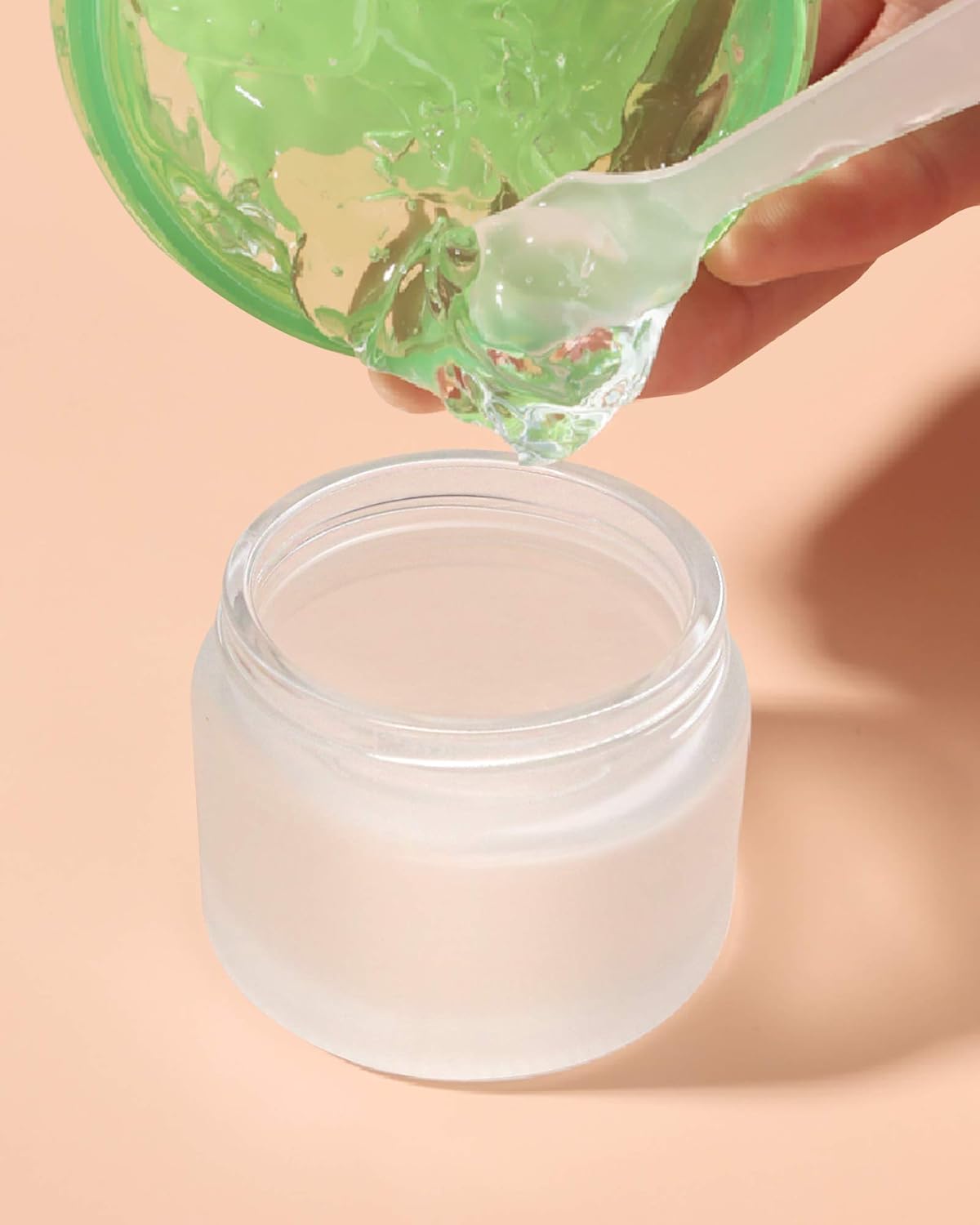 AMMAX Glass Cosmetic Containers Empty Sample Jars with Leakproof Lids Makeup Sample Containers BPA free Pot Jars for Cosmetic, Lotion, Cream (4 Pack) : Beauty