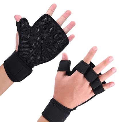  Security Weight Lifting Gloves With Wrist