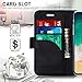 FYY Genuine Leather Case for iPhone X/iPhone 10,Handmade [RFID Blocking] Wallet Case with Kickstand Card Slots Magnetic Closure Protective Cover for iPhone X Black