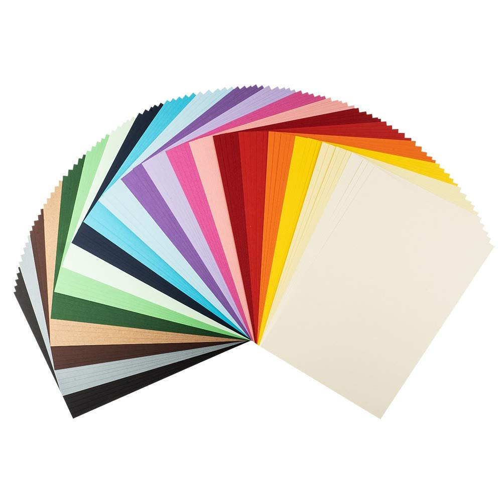Ideen mit Herz Coloured Cardboard Paper DIN A4, 220 g/m², 100 Sheets, 20 Bright Colors