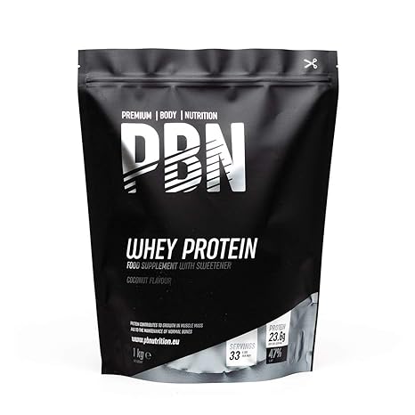 PBN - Proteína de suero de leche en polvo, 1 kg (sabor coco)