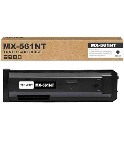 Technica - Cartucho De Tóner Negro Compatible Con MX-B45NT MXB45NT Para Sharp MX-B350, MX-B355, MX-B376, MX-B450, MX-B455, MX-B476