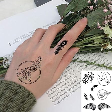 Adgkitb 3pcs Mandala Flora Dream Catcher Tatouages Femmes