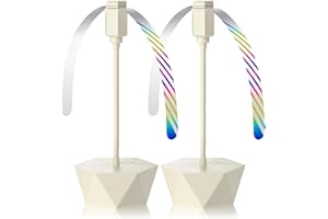 Grete Gotye 2-PC Food Fans for Tables, Outdoor Food Fan, Food Fan with Flexible Goose-Neck Blades, Portable Battery Powered Fan for Home Restaurant Party Picni (Beige)