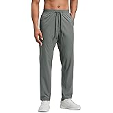CRZ YOGA Workout Daily Pants for Men 30" - Quick Dry Sweat-Wicking Athletic Casual Lounge Joggers Trouser with Pockets