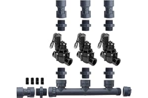 SPW Rain Bird 100DVF Dura Manifold Valve Kit with Flow Control - Slip 100DVF-NPT (3 Zone)