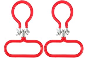 HOMSFOU 2pcs Heavy Duty Glass Bottle Handle Attachment for 5/6 Gallon Wine Bottles with Firm Grip and Slip