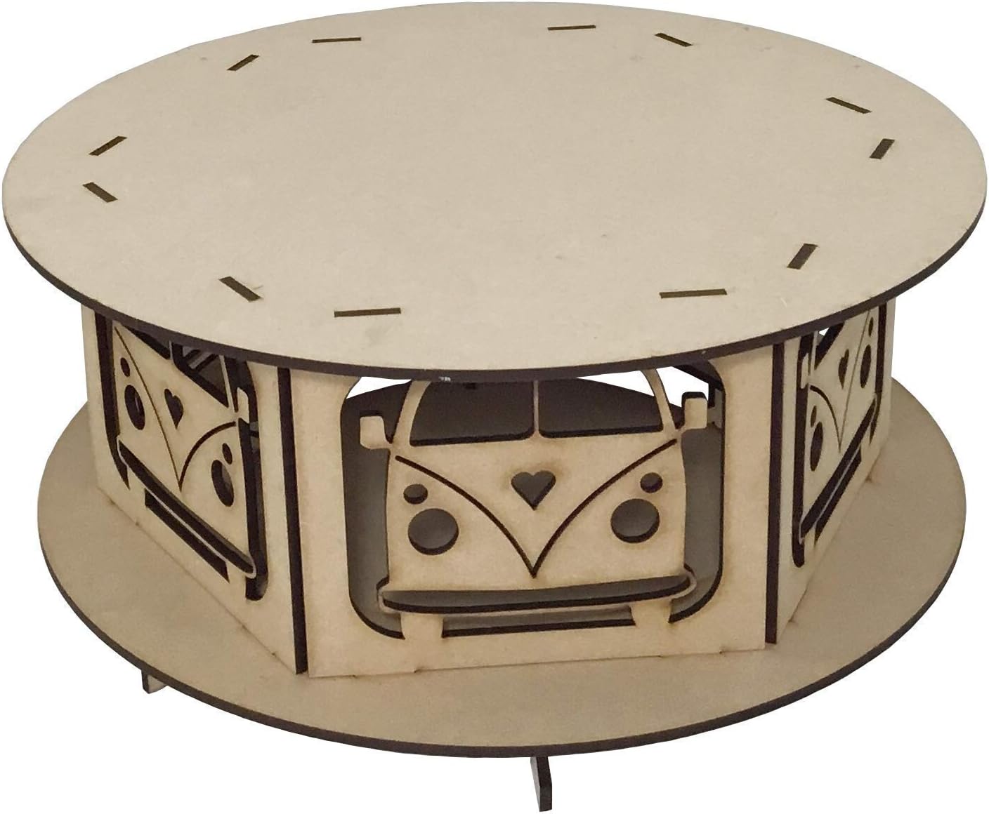 Wedding Cake Stand Large Camper Van Design MDF