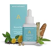 Apothékary Rescue Bloat, Fast-Acting Digestive Drops for Occasional Gas and Bloat Relief, Herbal Liquid Drops with Peppermint, Lemon Balm, Dandelion, Ginger, Turmeric, Made in USA, 1 fl oz 30 Servings