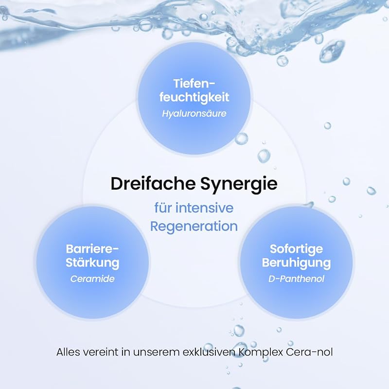 Hydro Cera-nol Real Deep Maske, Overnight Hydrogel Maske, beruhigend, feuchtigkeitsspendend, nahrhaft, 34g x 4 St.