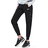 NORTHYARD Women's Running Athletic Pants Track Lightweight Joggers Workout Jogging Casual Sweatpants with Zipper Pockets