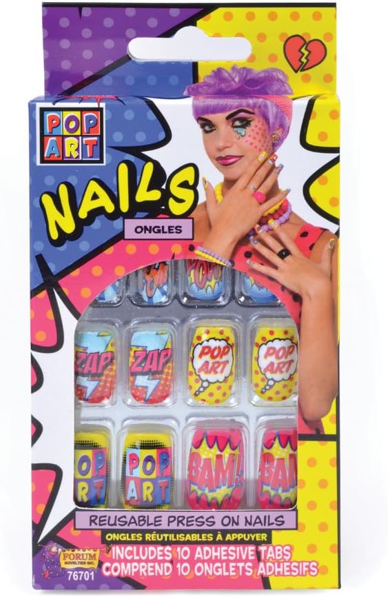 Forum Novelties Pop Art Nails