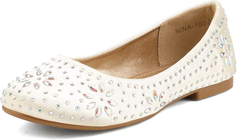 ivory little girl dress shoes