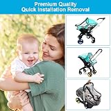 Aolso Doona Stroller Rain Cover EVA Windproof Waterproof view 4
