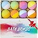 GoSpin Selene Bath Bombs Gift Set (Holiday 8 Pack) - Spa Fizzies For Kids, Women - Lush Present Idea for Her, Mom, Girlfriend, Birthday - Handmade, Vegan, and Non Staining