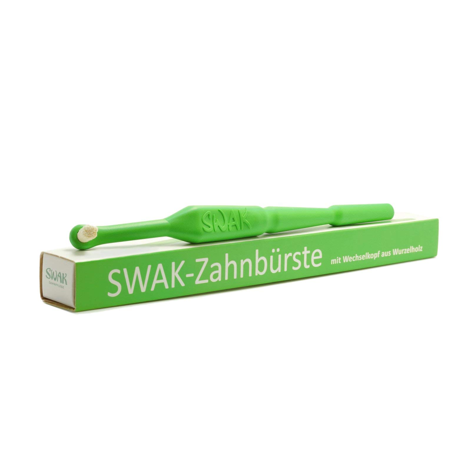 SWAK 3.4 – Miswak – Lime Green, Manual Toothbrush, Natural Toothbrush, Organic Toothbrush