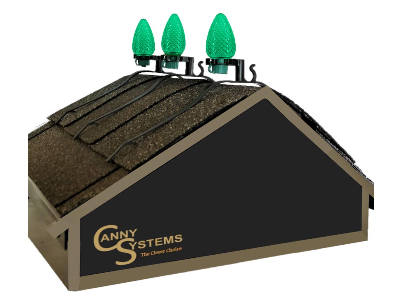 Buy Canny Systems Christmas Light Clips for Roof Ridge Line (Qty 100