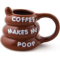 Mug Toilette BigMouth Inc – Tasse Céramique Humour 14 Oz – Idée Cadeau