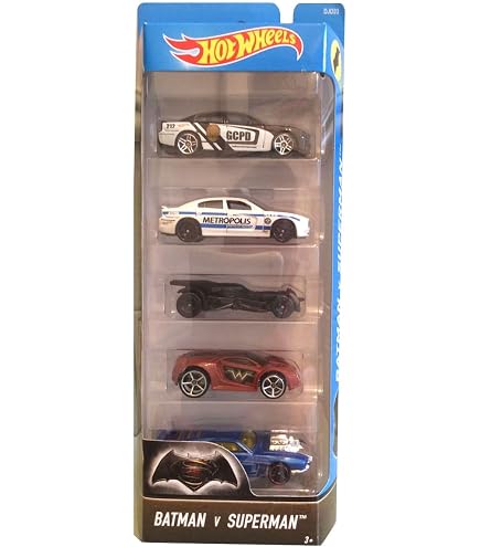2015 Hot Wheels CDT28 Batman 5-Pack New in Package