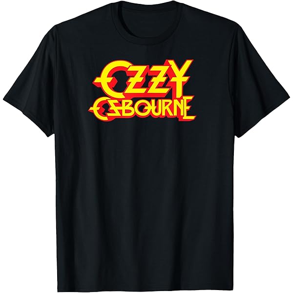 Amazon.com: Womens Ozzy Osbourne Classic Logo V-Neck T-Shirt