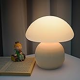 Mushroom Lamp Table Lamp - Cute Mini Mushroom Decor for Bedroom, Desk & Living Room Nightstands, Modern Mid-Century Small Lam