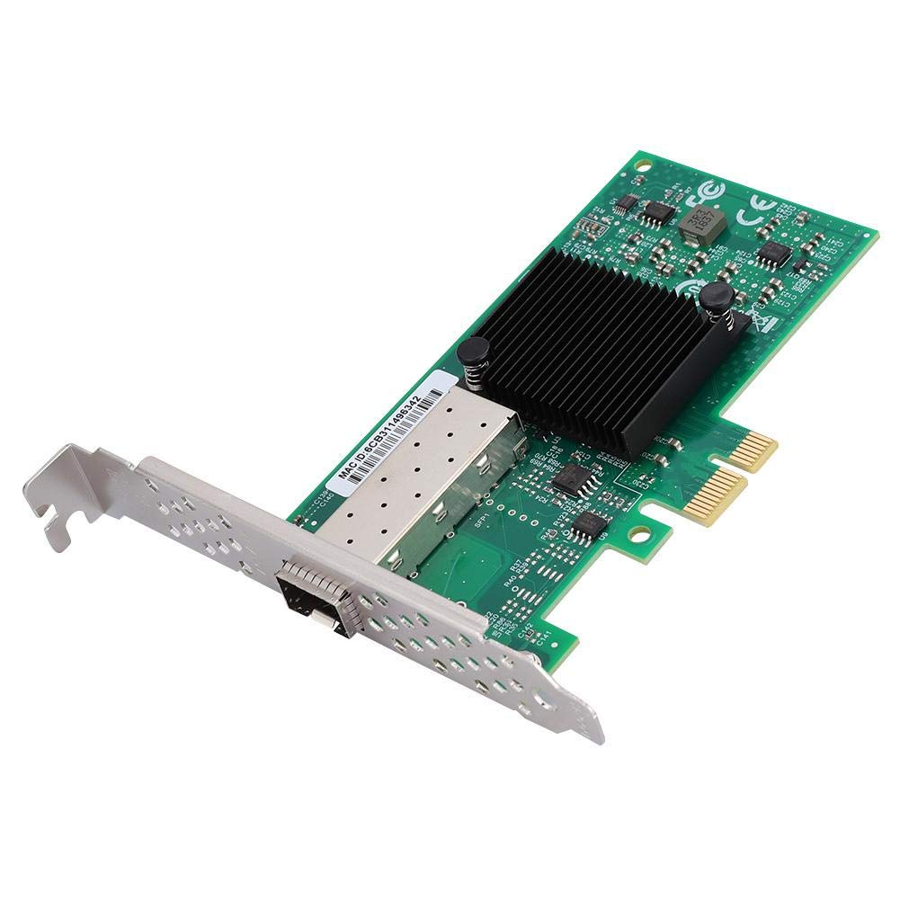 Tosuny PCIe Gigabit Network Card 1000Mbps BCM5708S PXE/Jumbo 1G SFP Interface NIC Network Card Compa