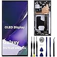OLED for Samsung Galaxy NOTE20 Ultra SM-N985F Screen Replacement NOTE20Ultra 5G SM-N986U SM-N986U1 SM-N986W LCD Display Touch Screen Digitizer Support Fingerprint and S-Pen (with Black Frame+Tools)