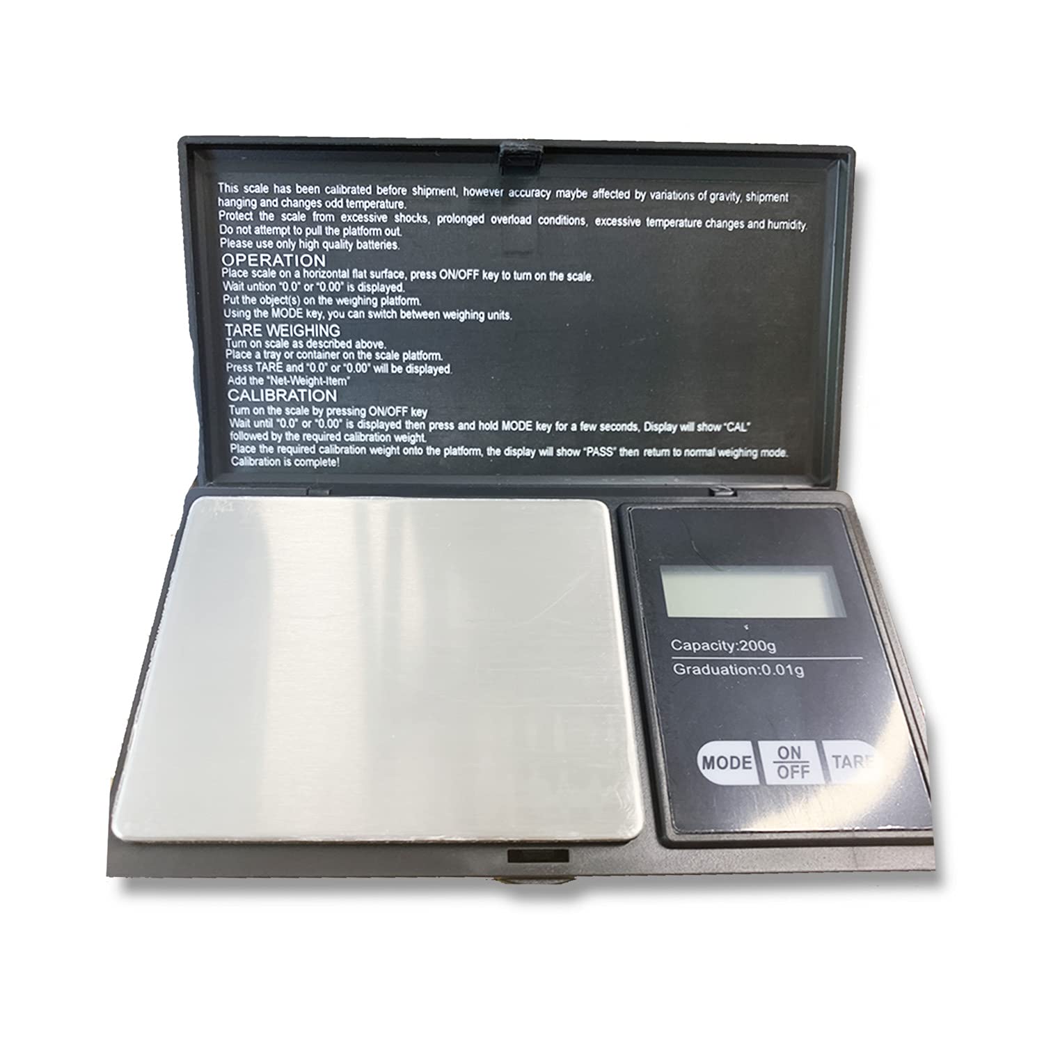 Deluxe Electronic Pocket Mini Digital Gold Jewellery Weighing Scales 0.01g to 200 Grams by Lizzy®