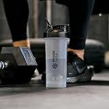 BlenderBottle Classic V2 Shaker Bottle 590ml Black Clear with Stainless view 6