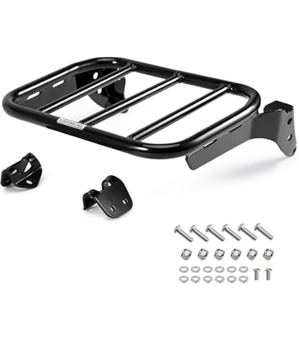 AUFER Upright Passenger Backrest Sissy Bar Luggage Rack Docking - View #3