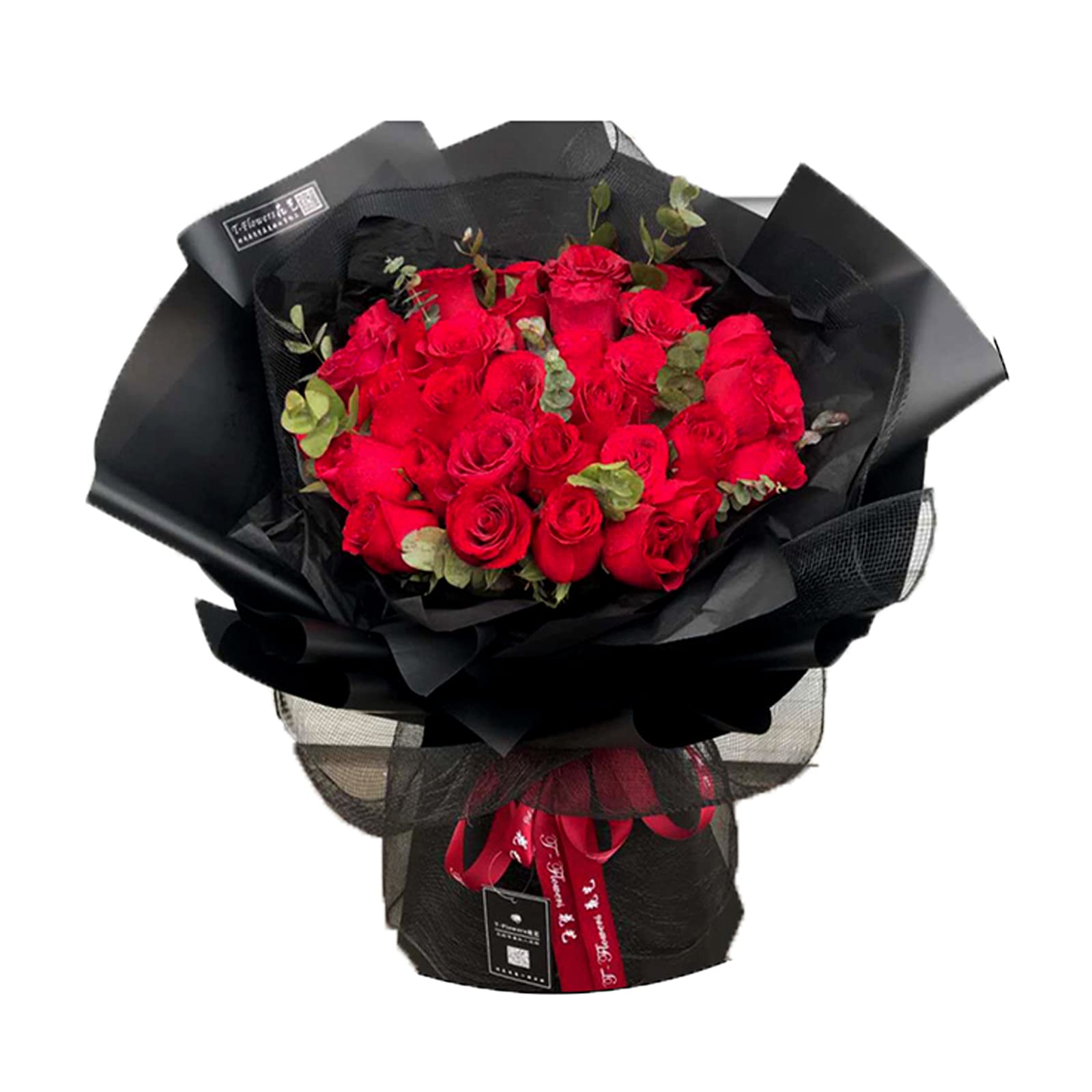 XINCHIA 20 Sheets Flower Wrapping Paper Matte Floral Packaging Tissue Paper Gift Bouquet Art Crafts Wrapping Packing Paper Waterproof Handmade Packaging Supplies 23''x23'' for Multiple Occasions