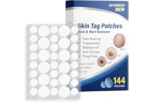 Bump Fighter Skin Removal Patches, Removal Sticker for All Kinds of Skin, Friendly to New-User(144pcs), White