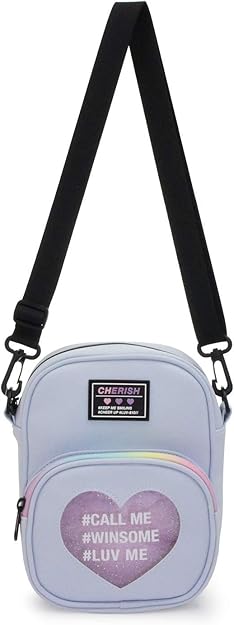 Amazon カノンコード ラメハート ショルダーバッグ ポシェット 子供 キッズ 小学生 女の子 Mswmf511 ライトブルー Kanonchord カノンコード ショルダーバッグ ポシェット