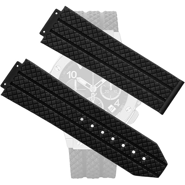 Amazon.com: MCXGL 25mm x 19mm Big Bang Rubber Strap Compatible