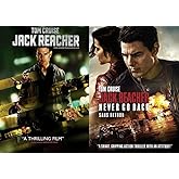 Jack Reacher + Jack Reacher: Never Go Back [Tom Cruise Double Feature DVD-2 PACK]