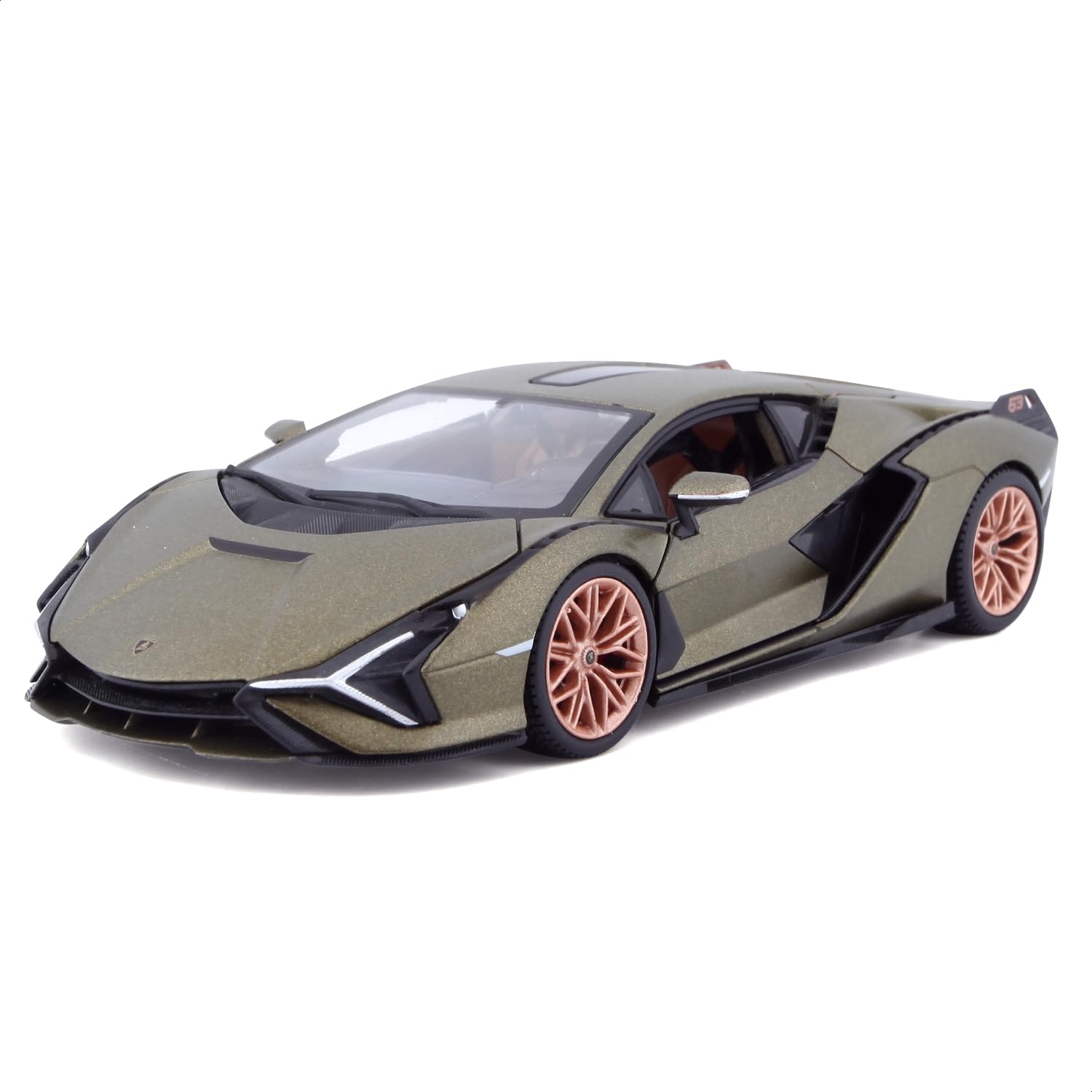 Bburago Random Assortment Lamborghini Sian FKP 37 Scale 1:24, Diecast Replica with Opening Doors, Random Assortment, Officially Licensed Lamborghini