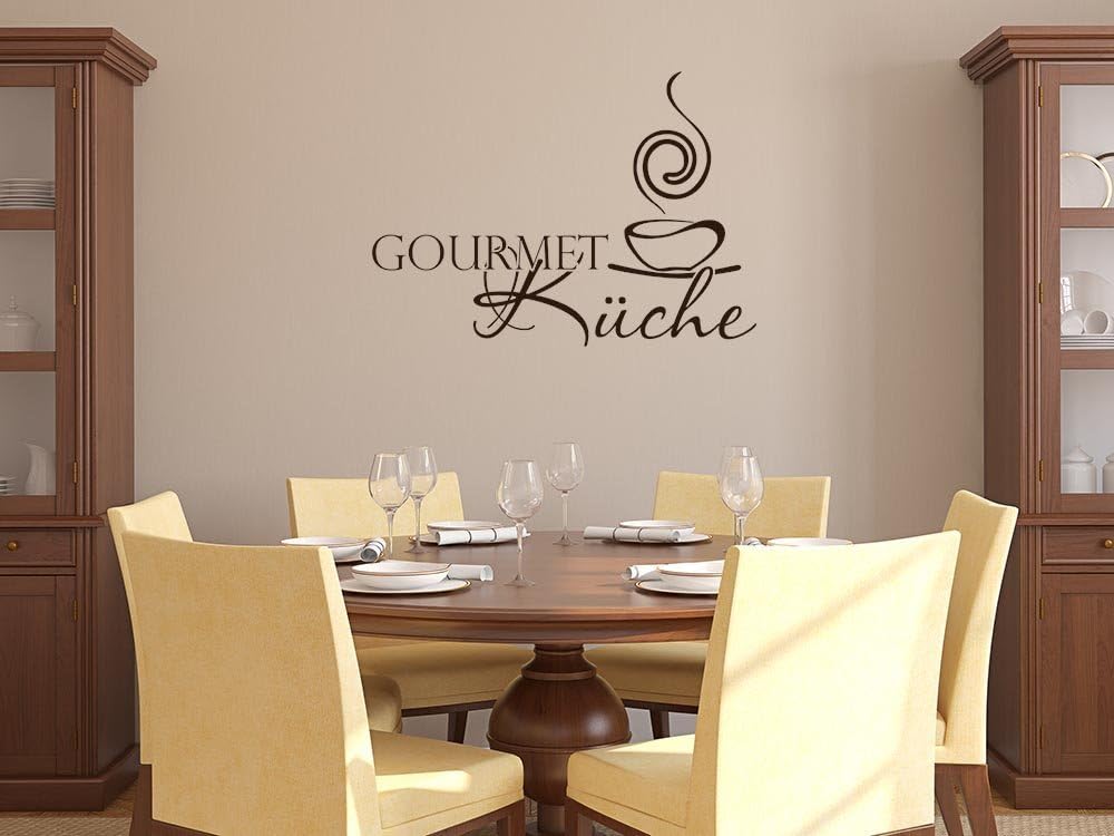 Grazdesign Kuchendeko Dekorfolie Restaurant Deko Wandgestaltung Kuche Spruche Wandtattoo Kuche Gourmet Kuche 80x57cm 082 Beige Amazon De Kuche Haushalt