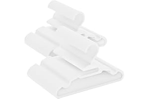 VIIBASE 100 Pack White U-Shape Baby Hangers,Protect Collar Non-distorting Design,Anti-Slip and Ultra-Thin Children's Hangers for Toddler, Child, Newborn Clothes Hanger Ideal Choice