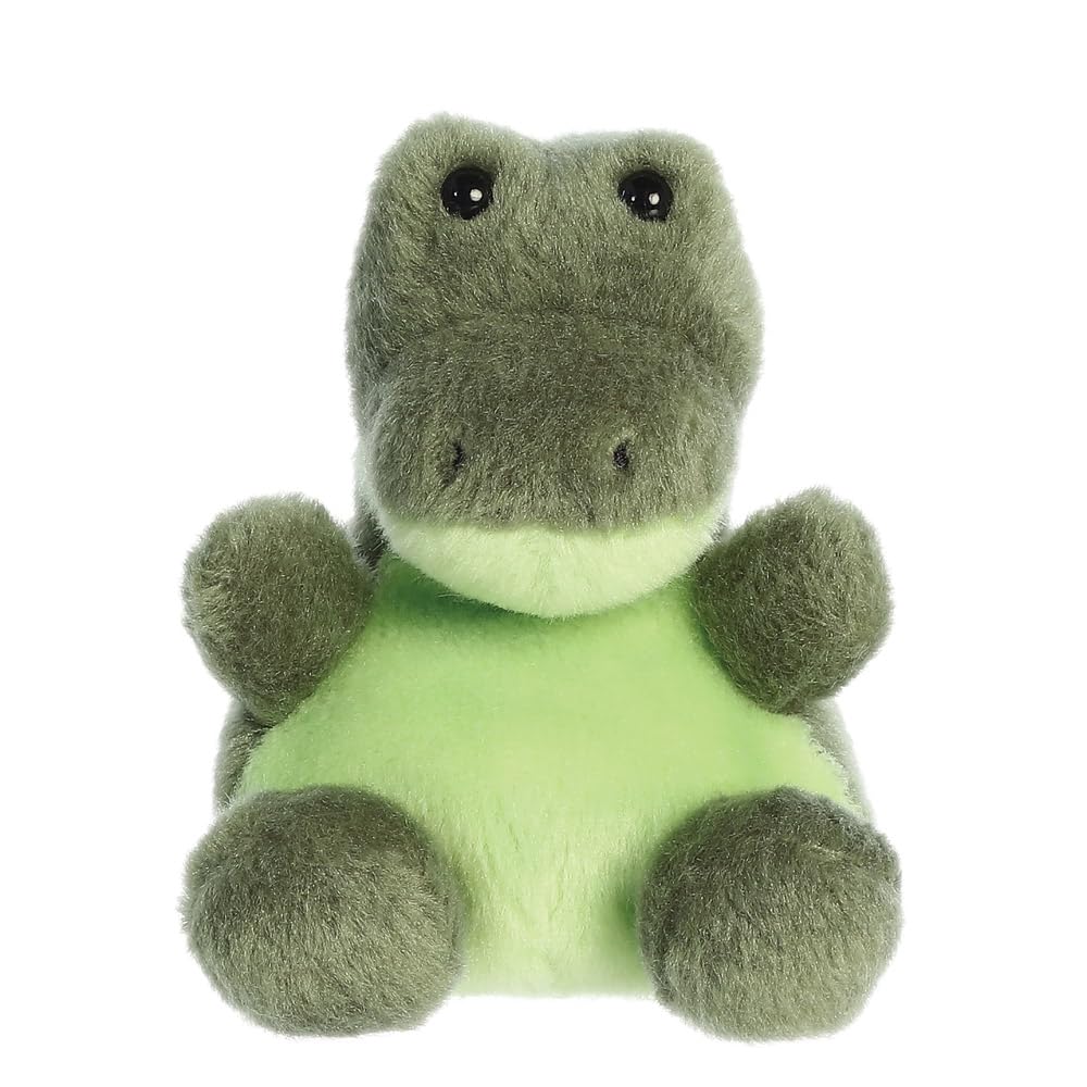 Aurora, 33686, Palm Pals Scales Alligator 5In, Soft Toy, Grey & Green