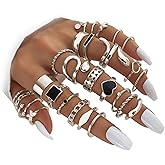 Gold Plated Knuckle Rings Set For Women,Vintage Stackable Joint Finger Midi Rings Dainty Simple Twist Hollow Rings Pack,Aesthetic Adjustable Y2K Punk Stacking Rings Jewelry Accessories