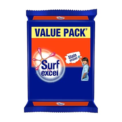 Surf Excel Detergent Bar-800 g (Pack of 4 x 200 g)