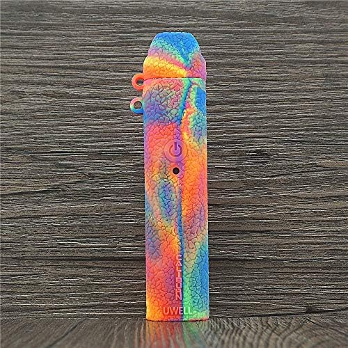 Uwell Caliburn 11w Silicone Case, Anti-Slip Protective Silicone Case 12 Color Protective Skin Sleeve Accessories (Rainbow)